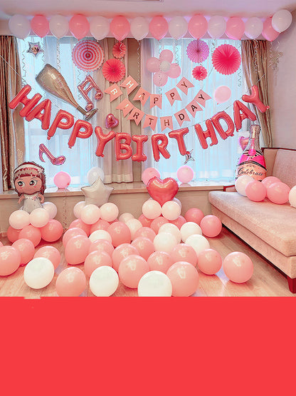 Happy-Birthday-Ballon-Set, Geburtstagsdeko – Ansicht 5