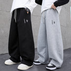 Casual Straight Leg Wide Leg Pants for Boys