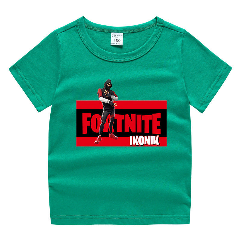 Children's summer short sleeved T-shirt