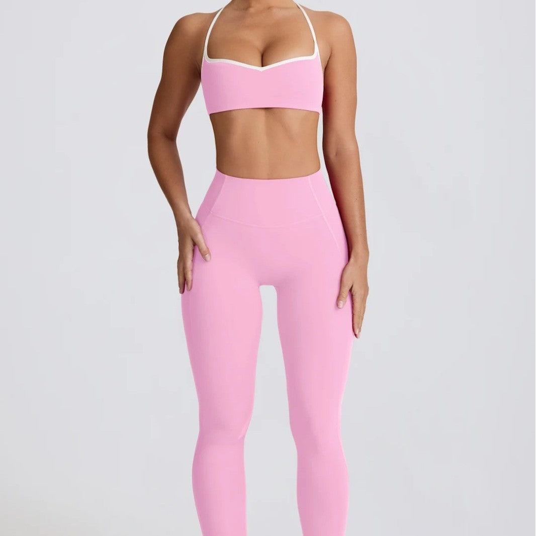 Yoga-Set Sport-Top und formende Hose