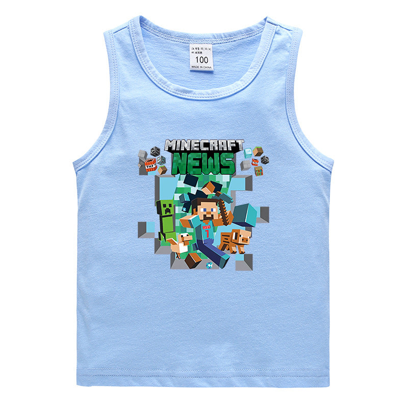 Children's vest cotton base shirt