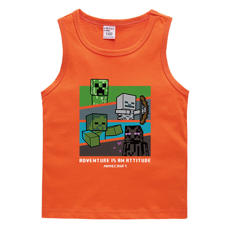 Children's vest cotton base shirt