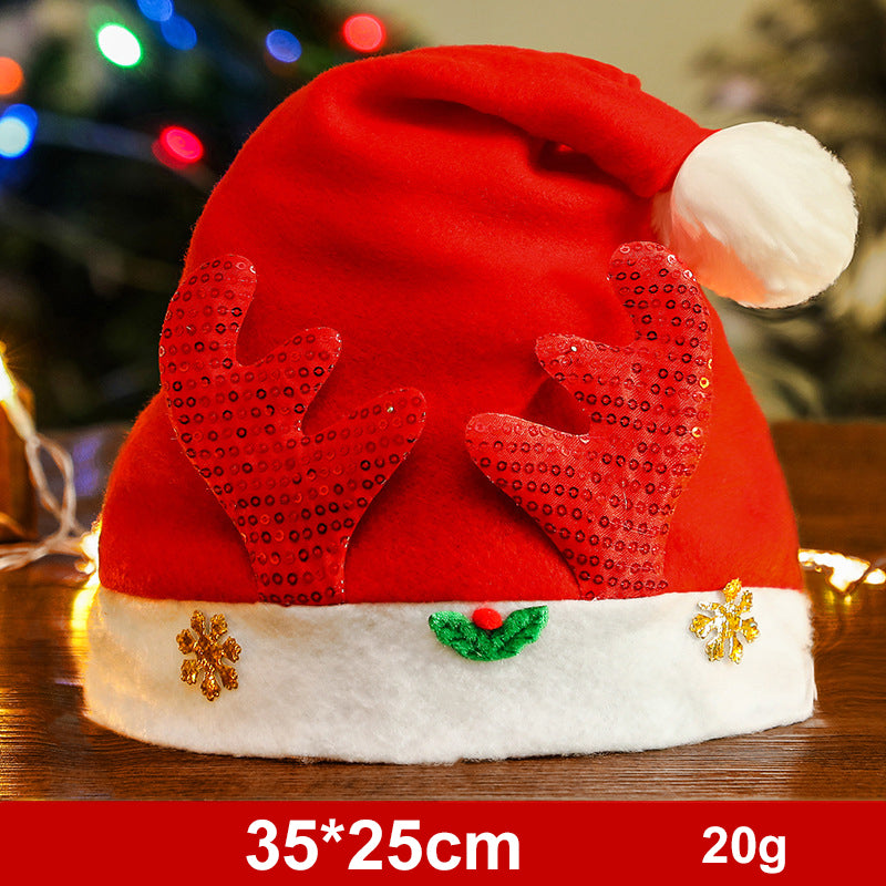 Weihnachtsmütze mit Schneemann, Elch oder Weihnachtsmann – Ansicht 12