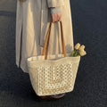 Strohtasche Handgeflochten