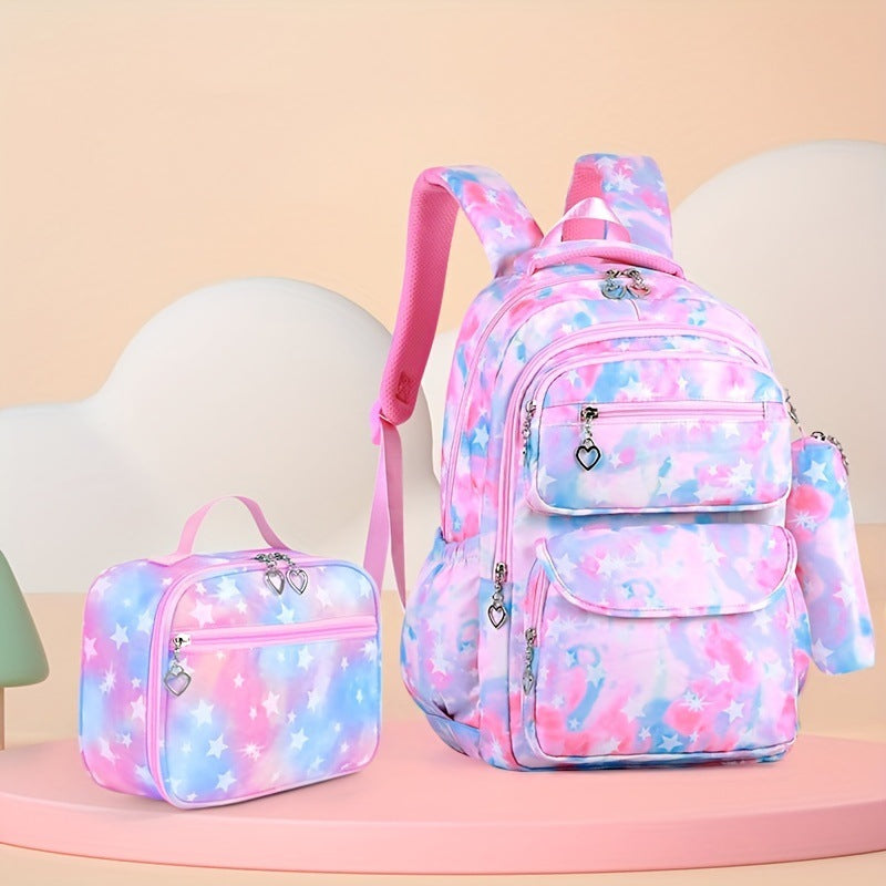 Schulrucksack Graffiti-Print