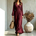Sommerkleid V-Ausschnitt Elegant