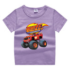 Children's summer short sleeved T-shirt