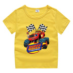 Children's summer short sleeved T-shirt
