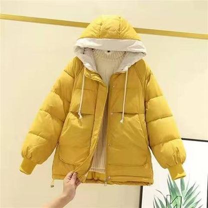 Kurze gefütterte Winterjacke für Damen – Bild 6