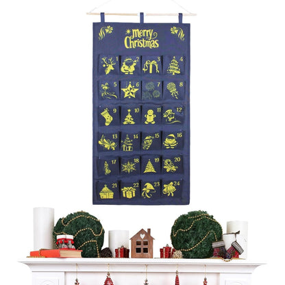 Adventskalender aus Stoff mit 24 Beuteln zum Befüllen – Bild 5