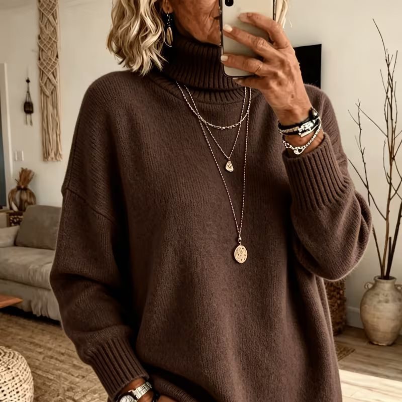 Rollkragenpullover Uni