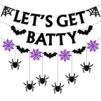 Halloween Decoration Bat Banner Spider Streamer Halloween Hanging Decorations for Party Decoration