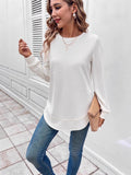 Basic Longsleeve Asymmetrisch
