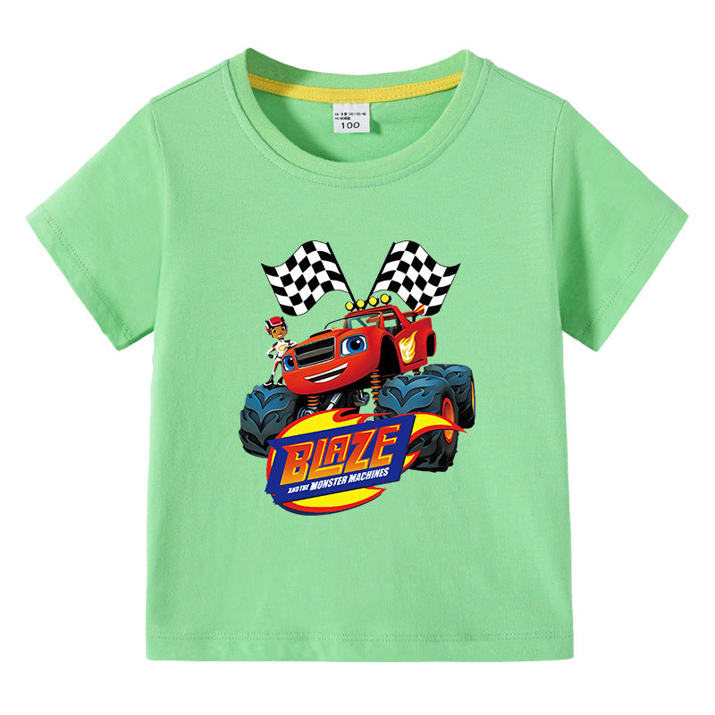 Children's summer clothing short sleeved T-shirt for men and women
