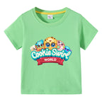 Children's summer short sleeved T-shirt