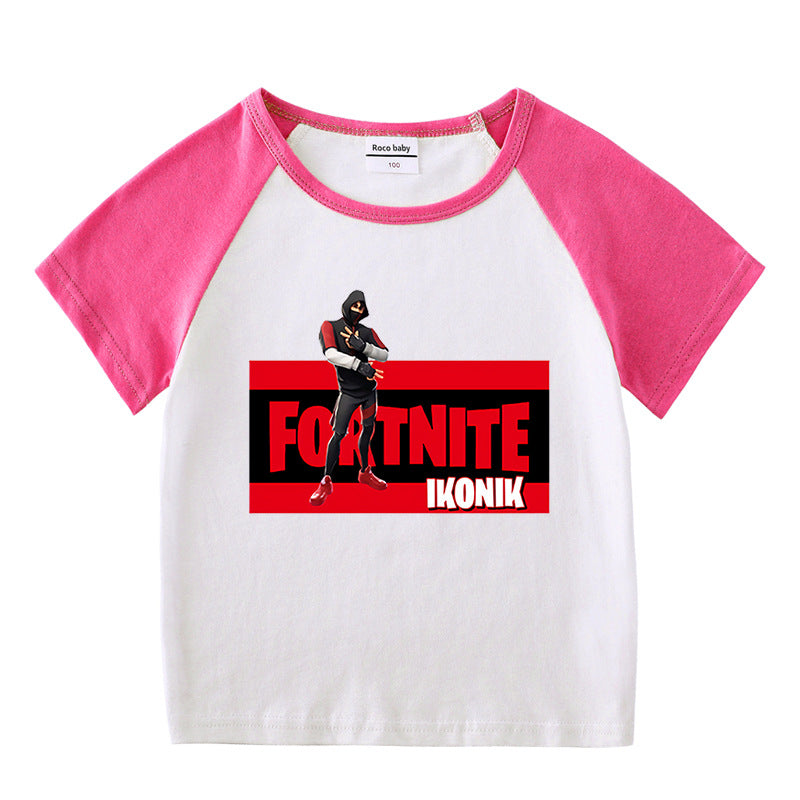 Children's summer clothing short sleeved