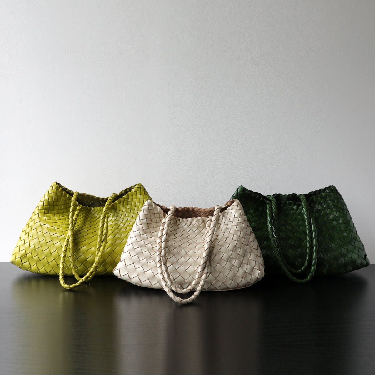 Geflochtene Henkeltasche Damen Unterarmtasche