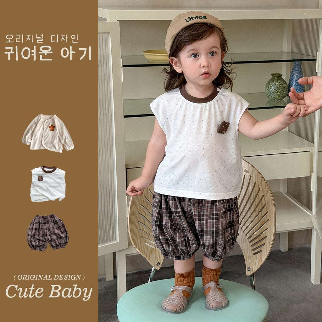 Summer Outfit for Boys, Polka Dot T-shirt Set, Lightweight Two-Piece Suit for Toddlers