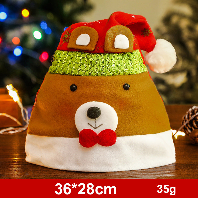 Weihnachtsmütze mit Schneemann, Elch oder Weihnachtsmann – Ansicht 16