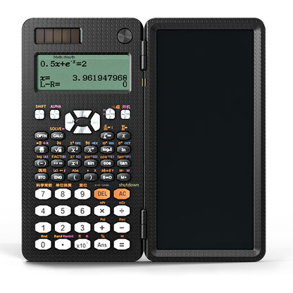 2-in-1 Klapp-Taschenrechner mit Schreibtablett, wissenschaftlich – Ansicht 3
