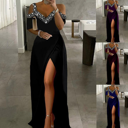 Off-Shoulder Trägerkleid Damen