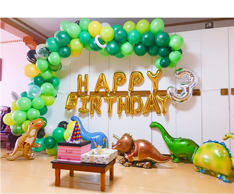 Dinosaurier Geburtstagsdeko-Set mit Ballons – Ansicht 5