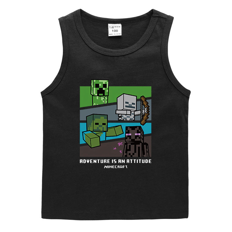 Children's vest cotton base shirt