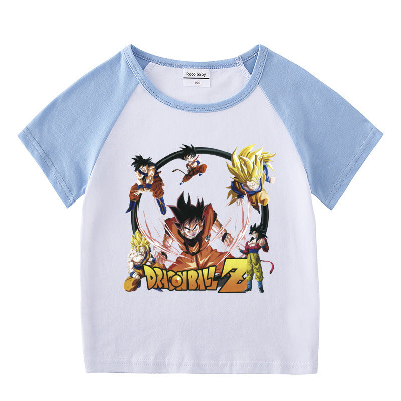 Children's summer clothing short sleeved