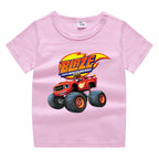 Children's summer short sleeved T-shirt