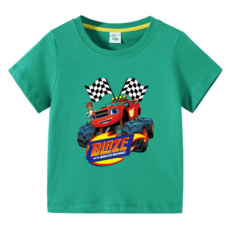 Children's summer clothing short sleeved T-shirt for men and women