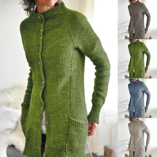 Damen-Strickjacke mit zwei Taschen – Bild 2