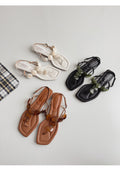 Beach-Sandalen mit Strass