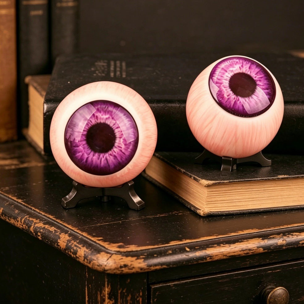 Halloween Realistic Eyeball Decorative Resin Creative Home Desktop Decoration Eye Prop