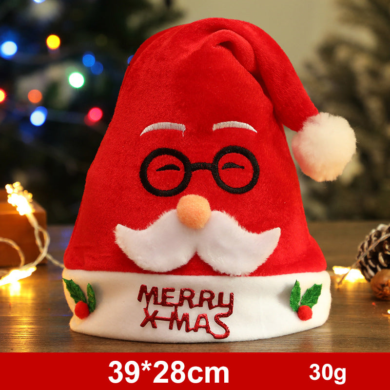 Weihnachtsmütze mit Schneemann, Elch oder Weihnachtsmann – Ansicht 30
