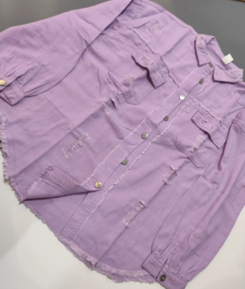 Shirtjacke, Größentabelle