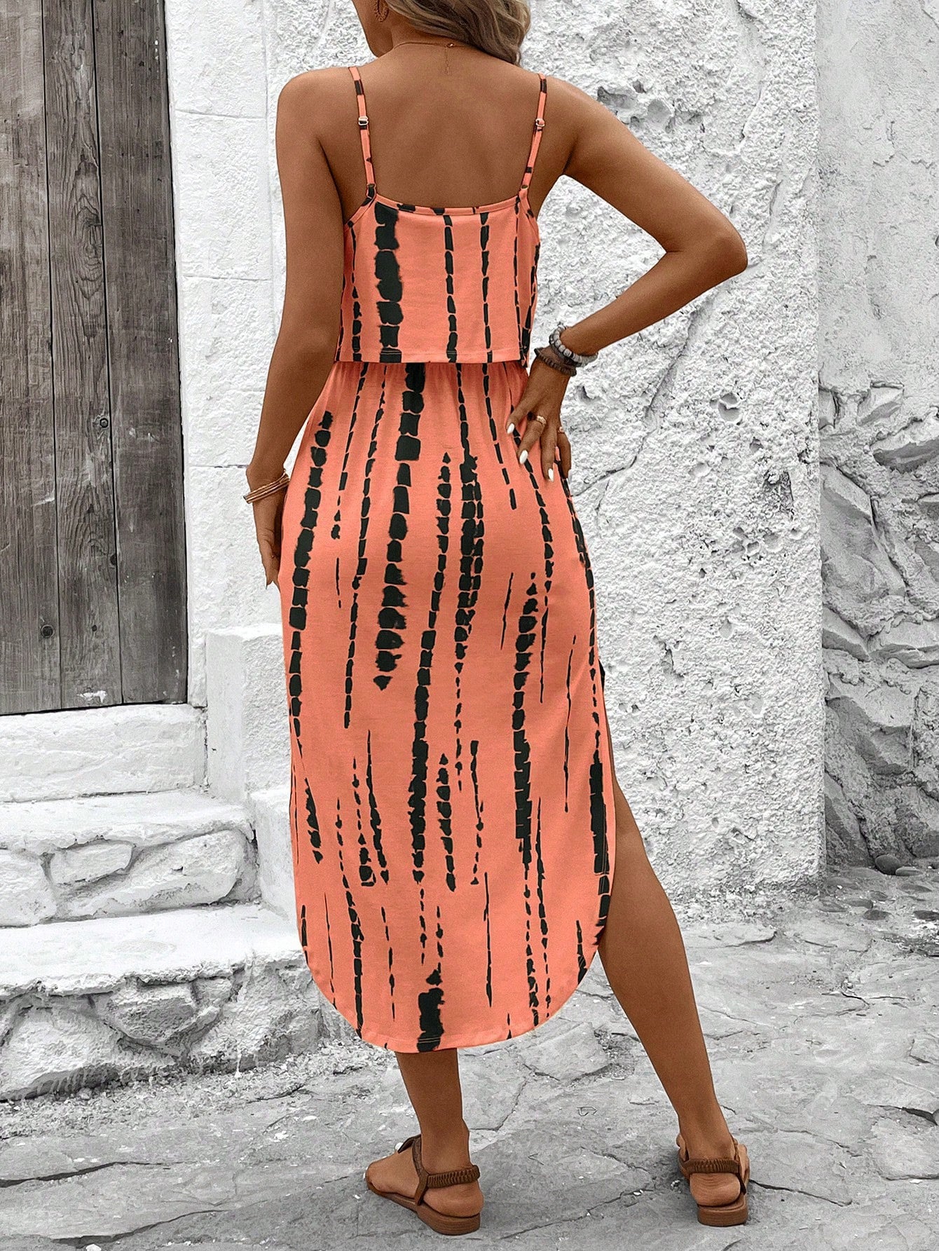 Bedrucktes Camisole-Kleid