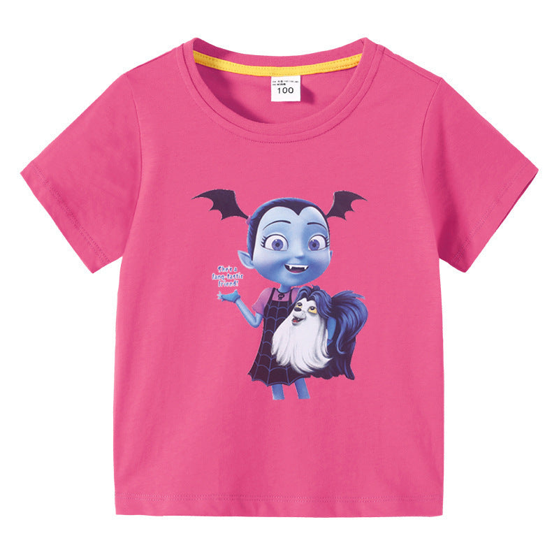 Vampirina children's summer clothing short sleeved