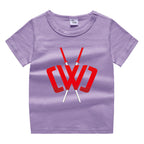 Children's summer short sleeved T-shirt