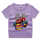 Children's summer short sleeved T-shirt