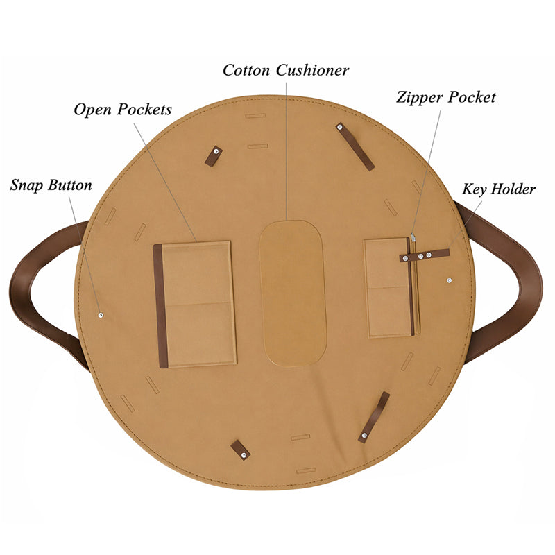 Faltbare Reisetasche mit Picknickdecke