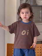Pure Cotton Two-Piece Lightweight A-Class Outfit, Short Sleeve T-Shirt