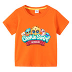 Children's summer short sleeved T-shirt