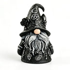 Gothic Wizard Dwarf Resin Figurine Halloween Dark Decor Desk Ornament