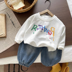 Baby boy hoodie long sleeved two-piece set