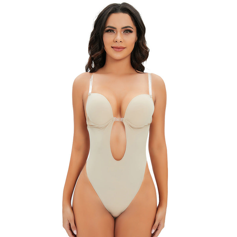 Formender Bodysuit mit BH-Polster, Bauchkontrolle, rückenfrei