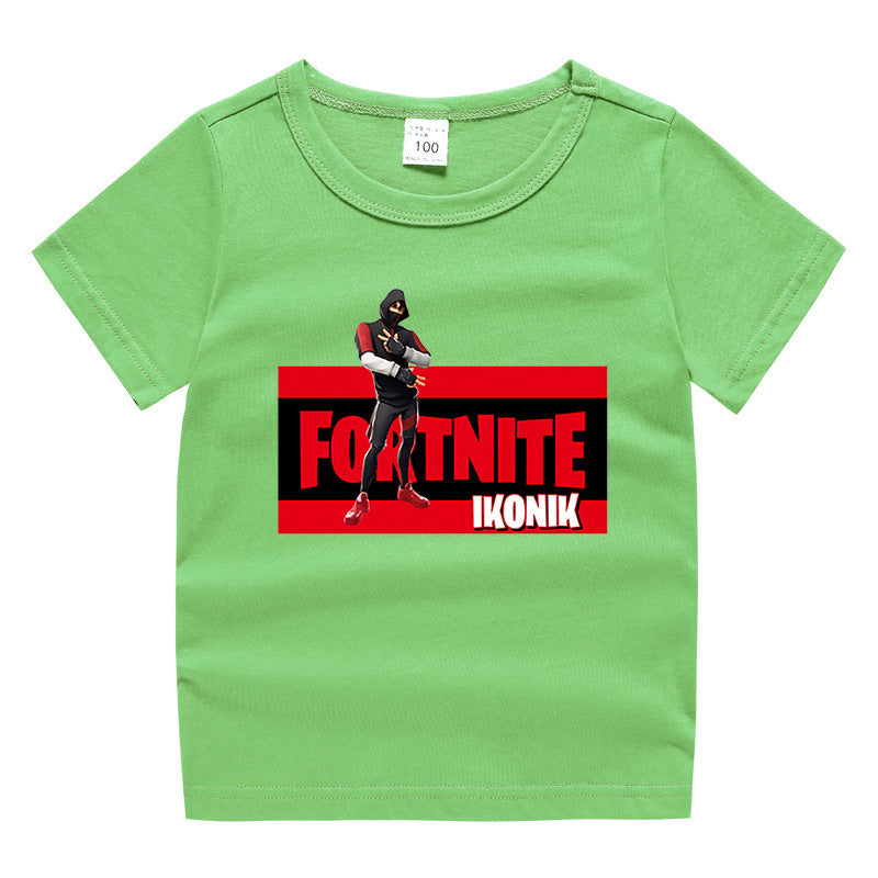 Children's summer short sleeved T-shirt
