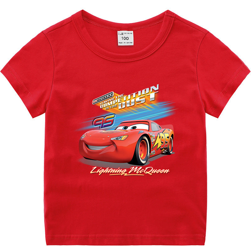 Children's summer short sleeved T-shirt