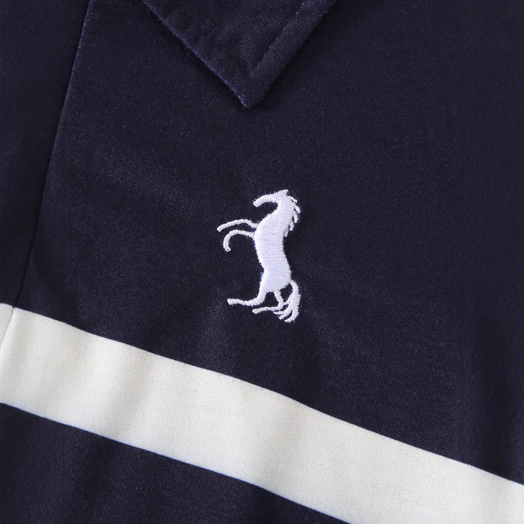 Children's Set Polo Casual Clothing Striped Long Sleeve Kids Outfit