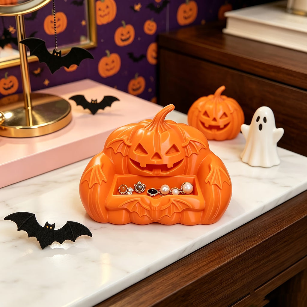 Ghost Sofa, Pumpkin Sofa Jewelry Tray, Halloween Home Decor, 3D Printed Ornament
