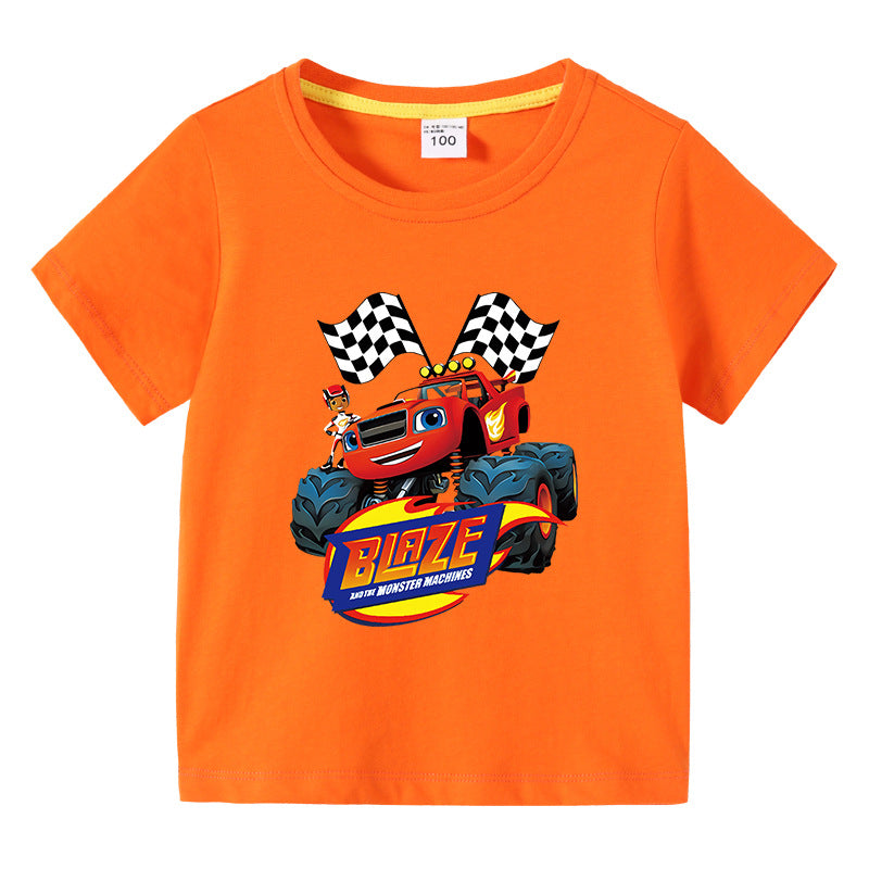 Children's summer clothing short sleeved T-shirt for men and women